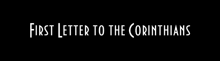 First Letter to the Corinthians