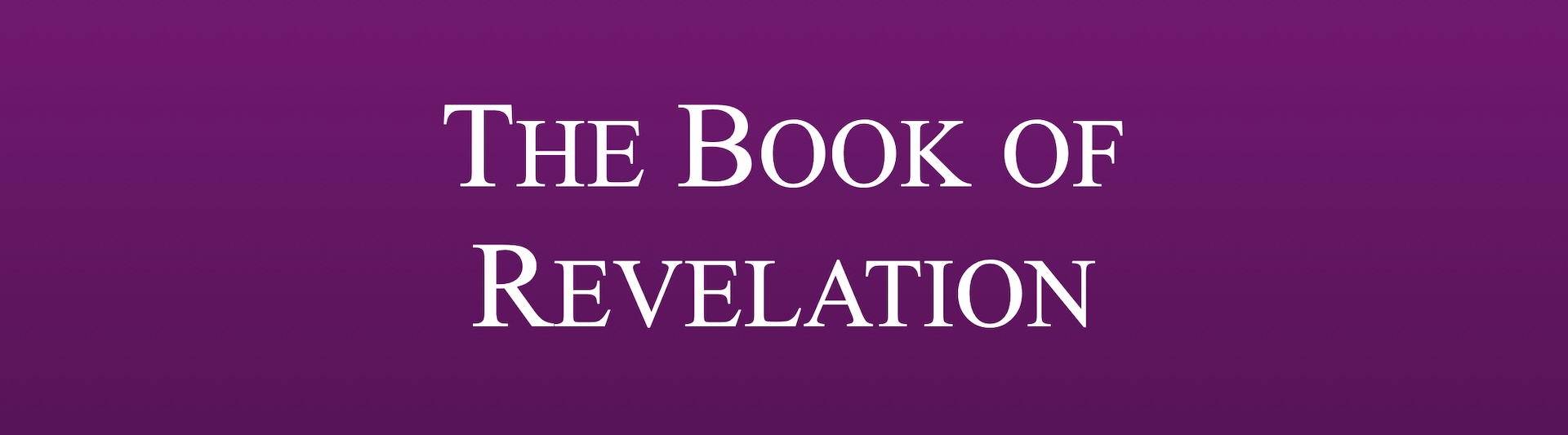 The Book of Revelation