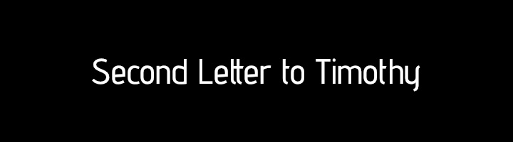 Second Letter to Timothy